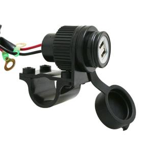 148397-dual-usb-charger-handlebar-mount-avoc-black-12-v-2a